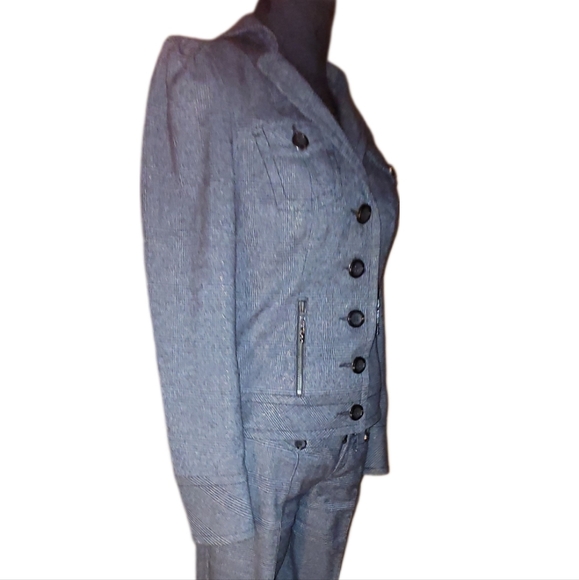 Retro 2-piece Pant Suit M vintage RARE - Picture 4 of 13